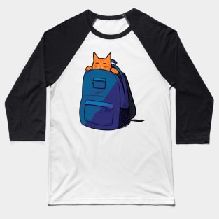 Orange Catpack Baseball T-Shirt